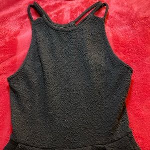 Black dress with pockets